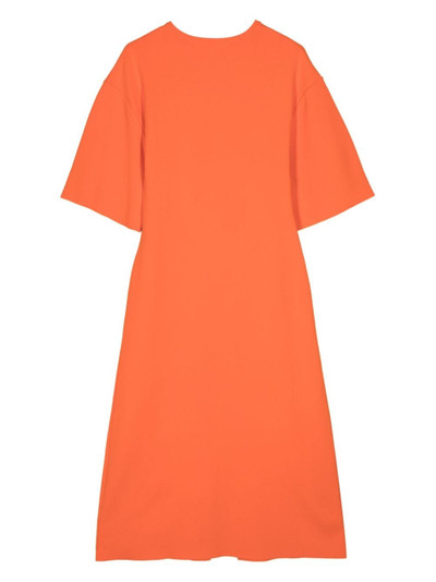Stella McCartney fine-knit short-sleeve midi dress outlook
