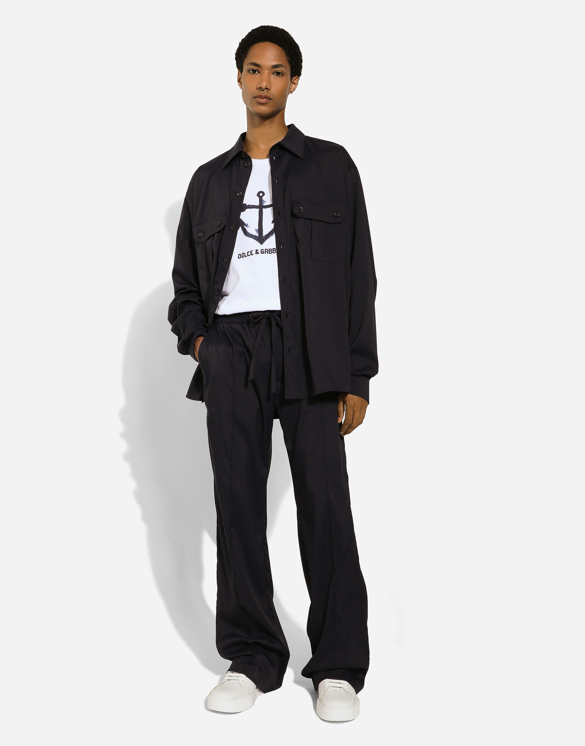 Technical nylon jogging pants - 5