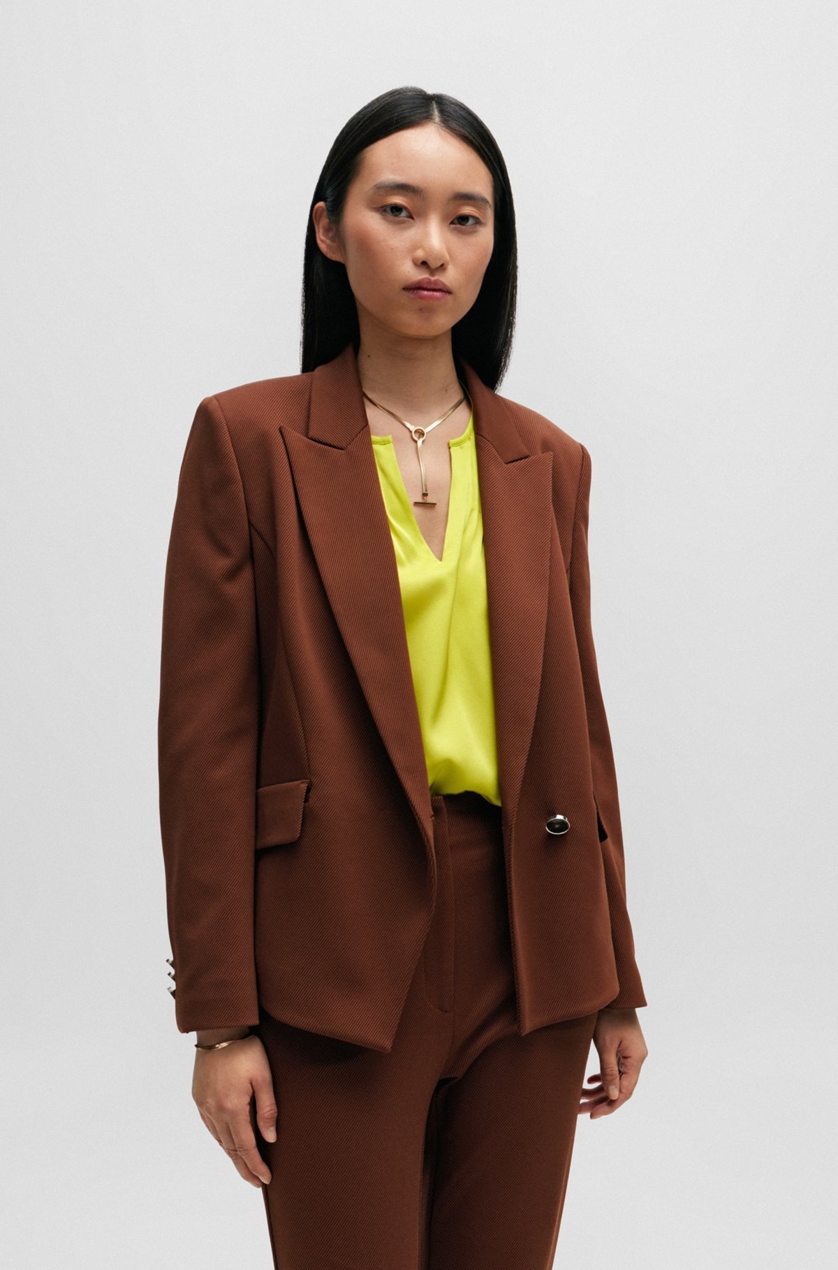 REGULAR-FIT JACKET IN STRETCH TWILL - 2