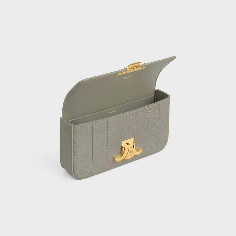 CHAIN SHOULDER BAG CLAUDE in LIZARD PATCHWORK 4