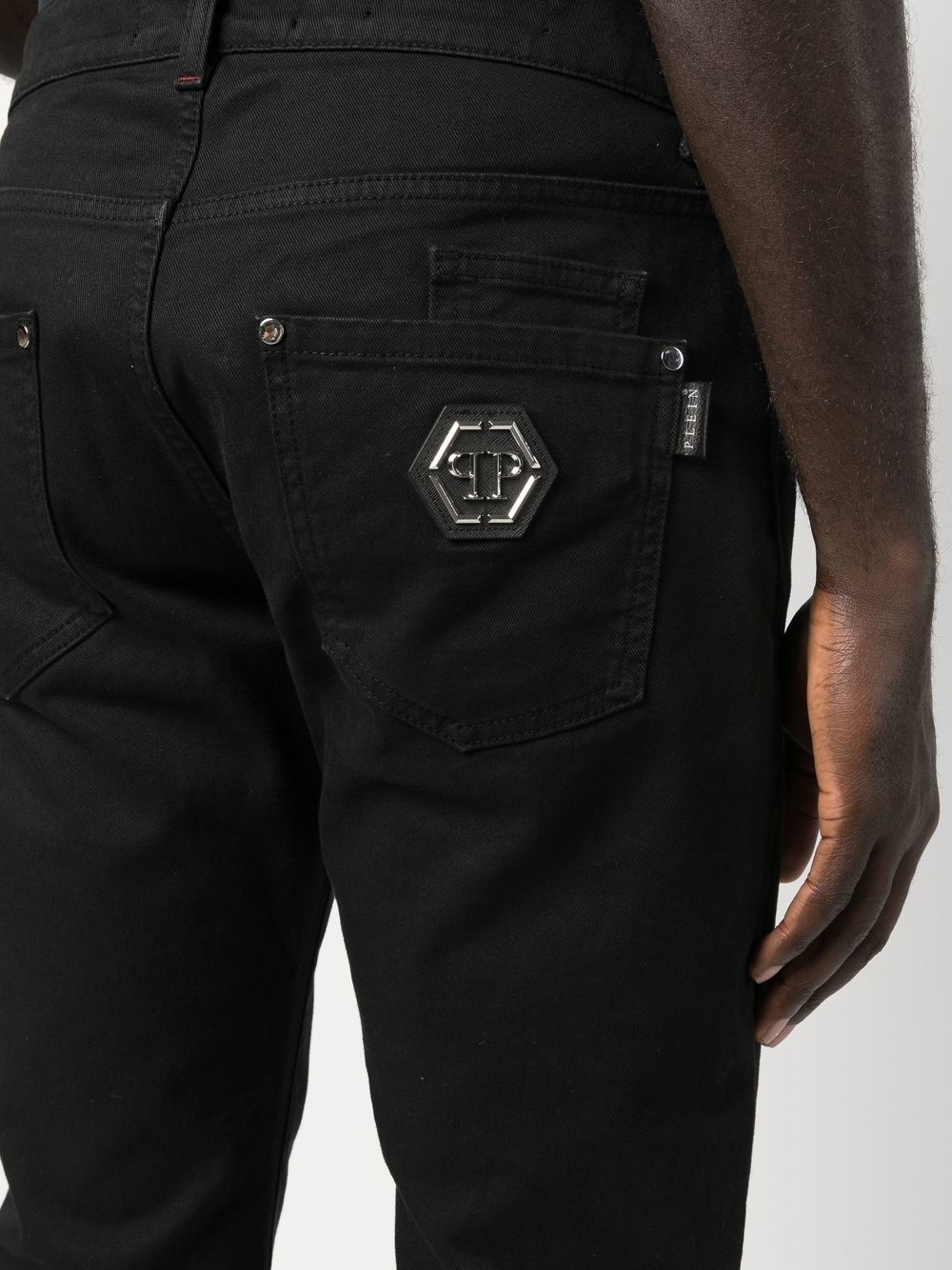 low-rise straigh-leg jeans - 5