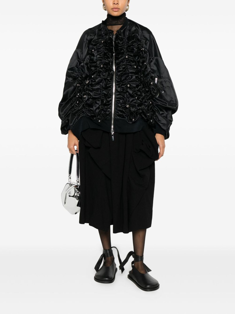 Noir Kei Ninomiya ruched jacket outlook