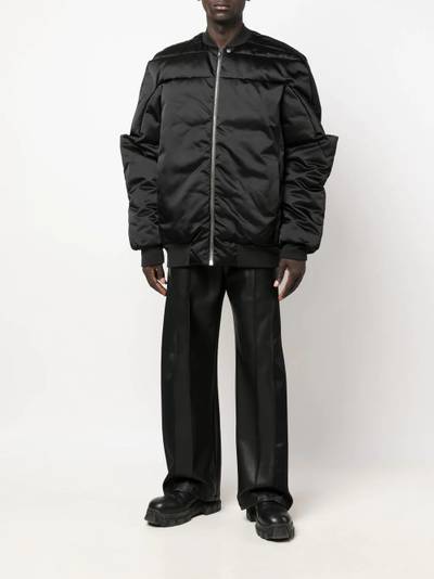 Rick Owens Gridered goose-down bomber jacket outlook