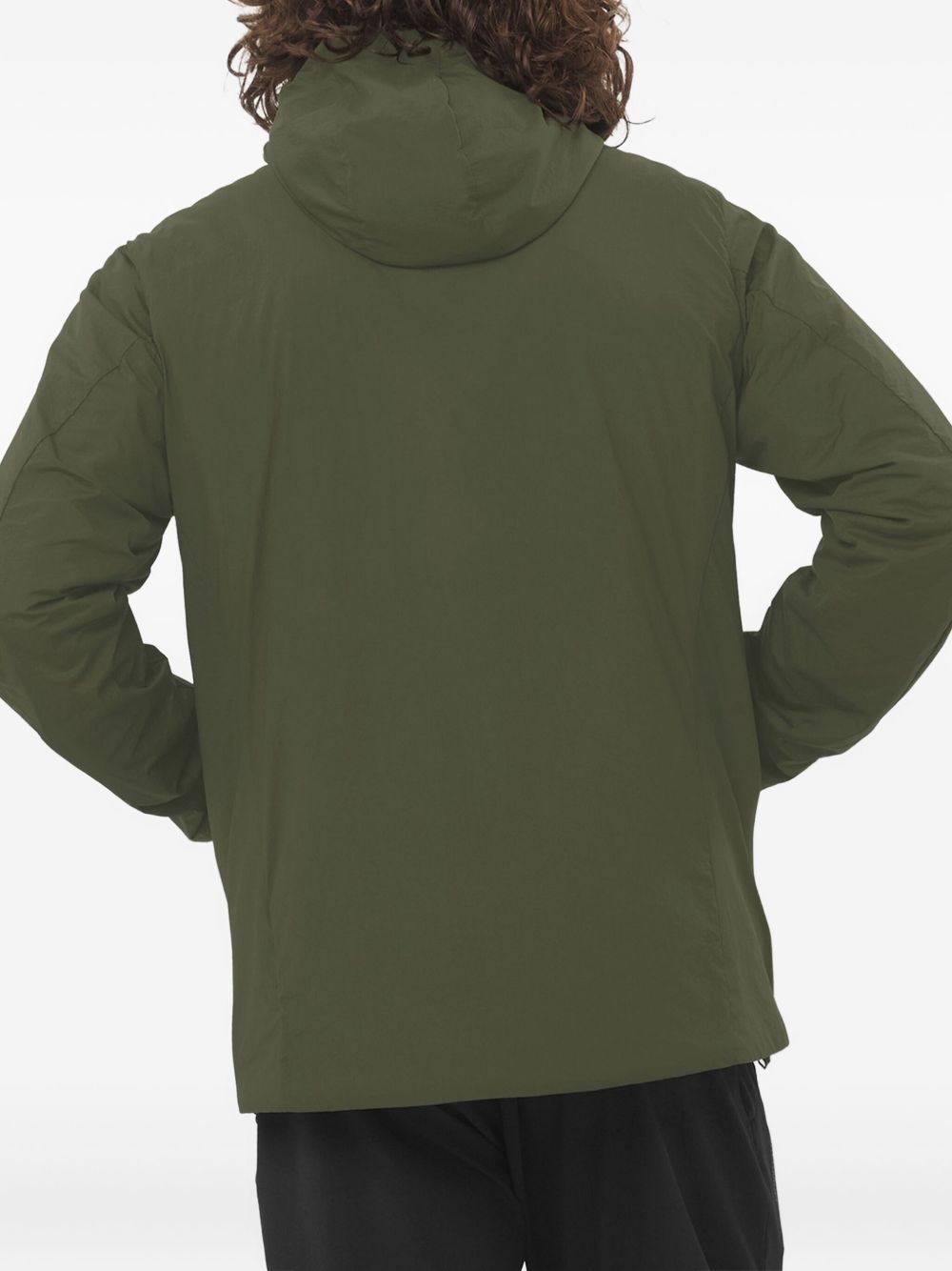 hooded zip-up jacket - 3