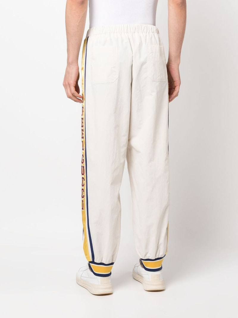 stripe-detail elasticated track pants 4