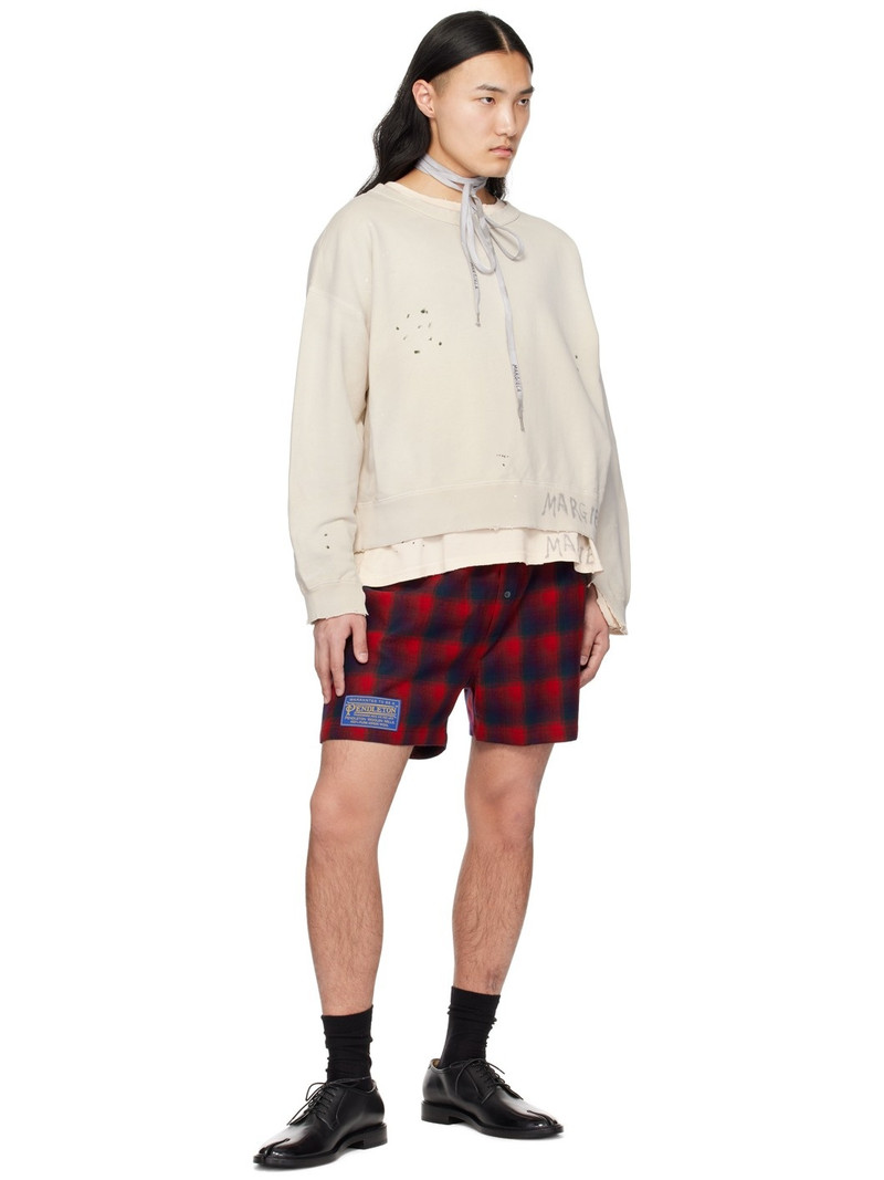 Maison Margiela Off-White Handwritten Sweatshirt outlook