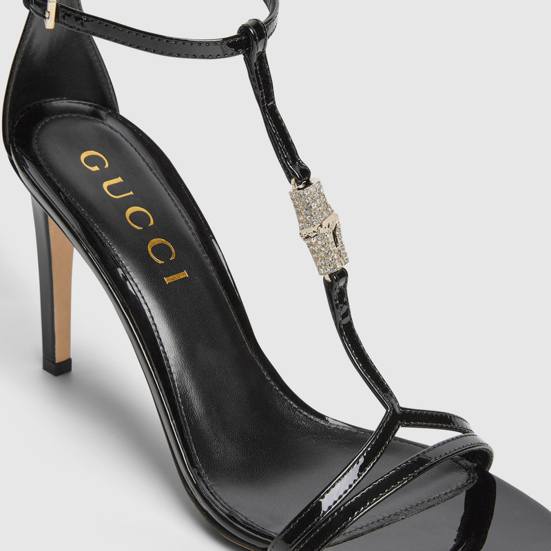 GUCCI Women's sandal with bamboo outlook