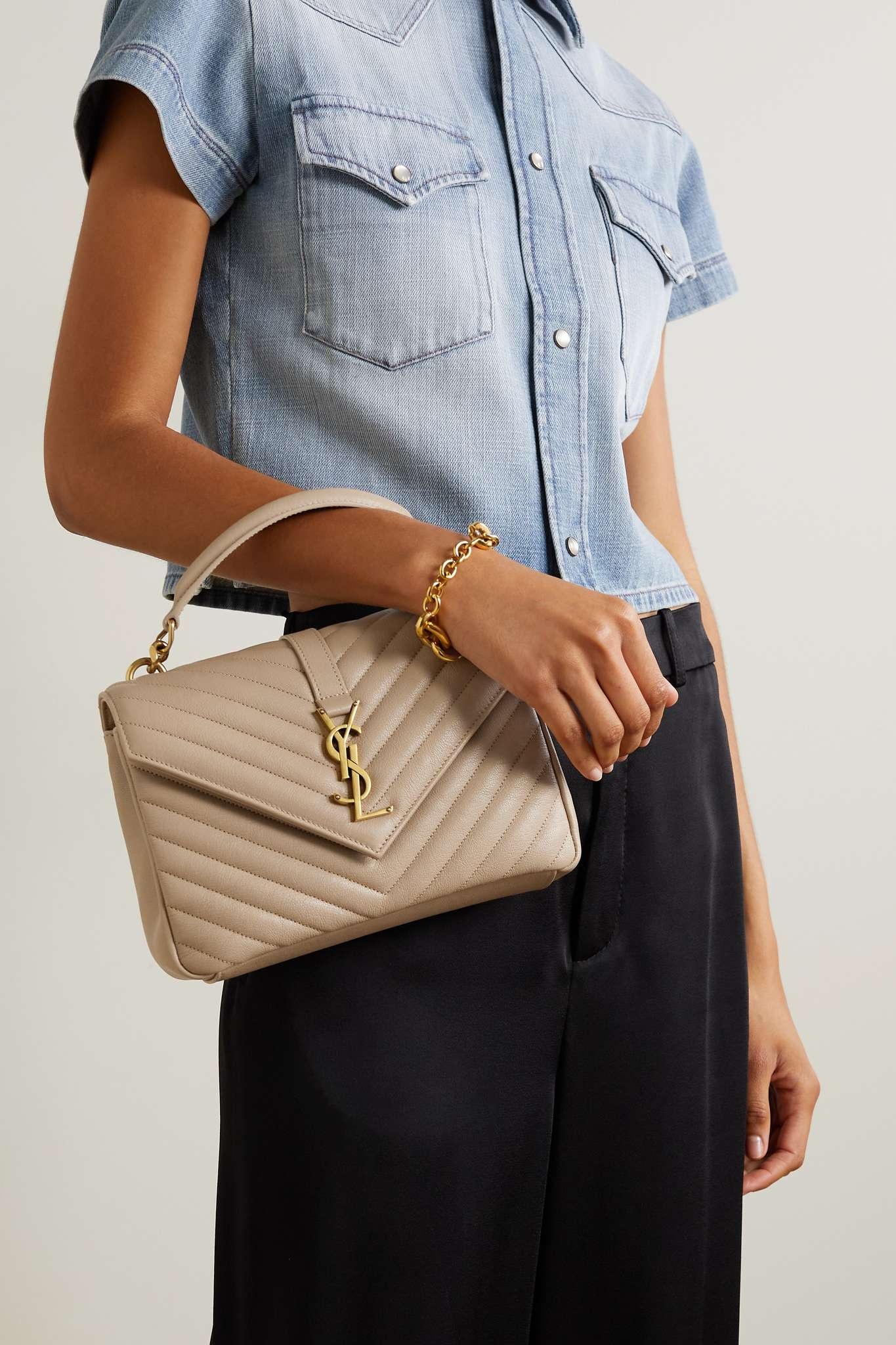 Cassandre quilted leather tote - 4