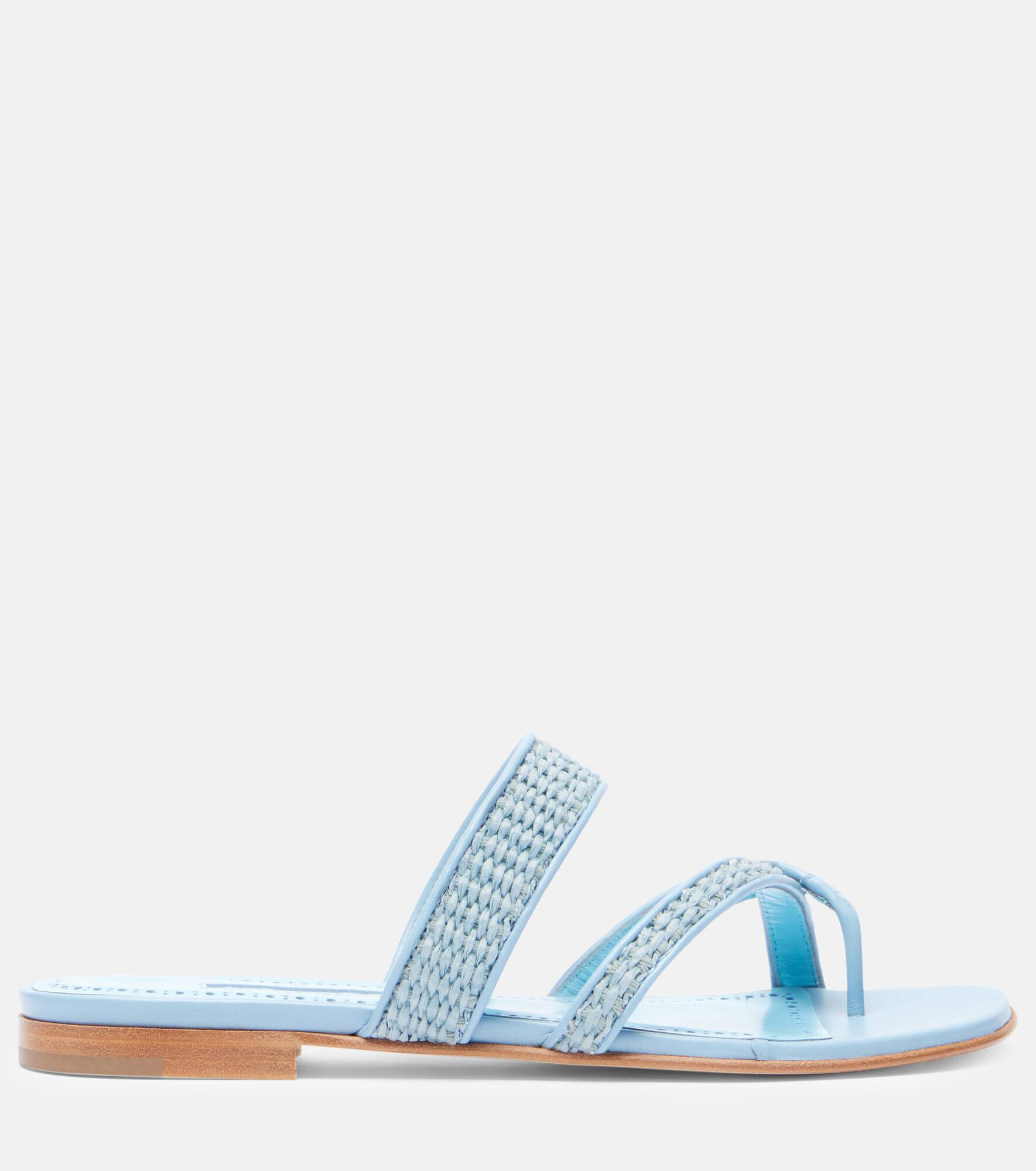 Susara raffia thong sandals - 4