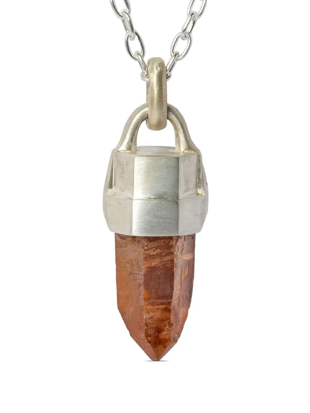 Talisman iron-quartz pendant necklace - 1