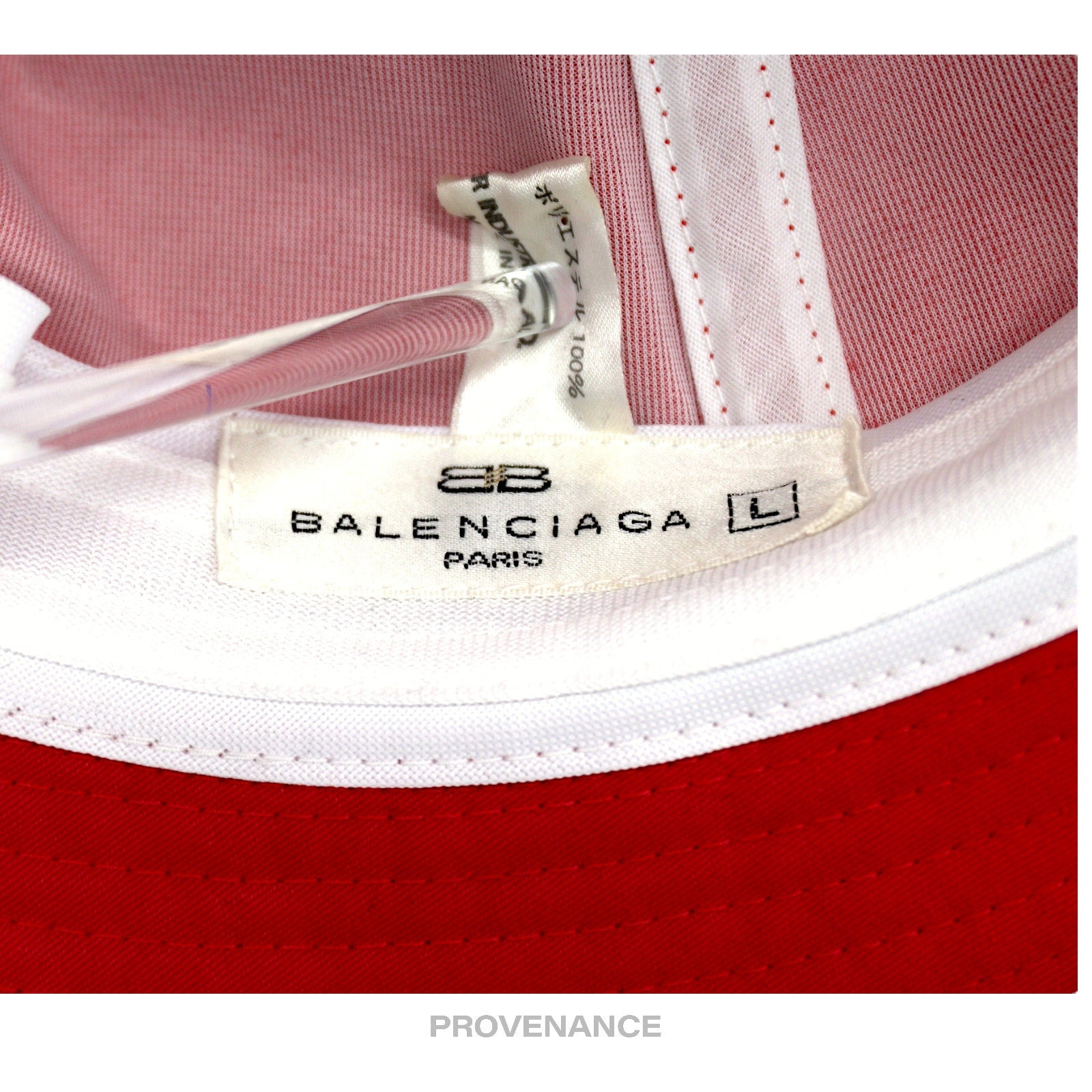 Balenciaga Bucket Hat - Red - 5