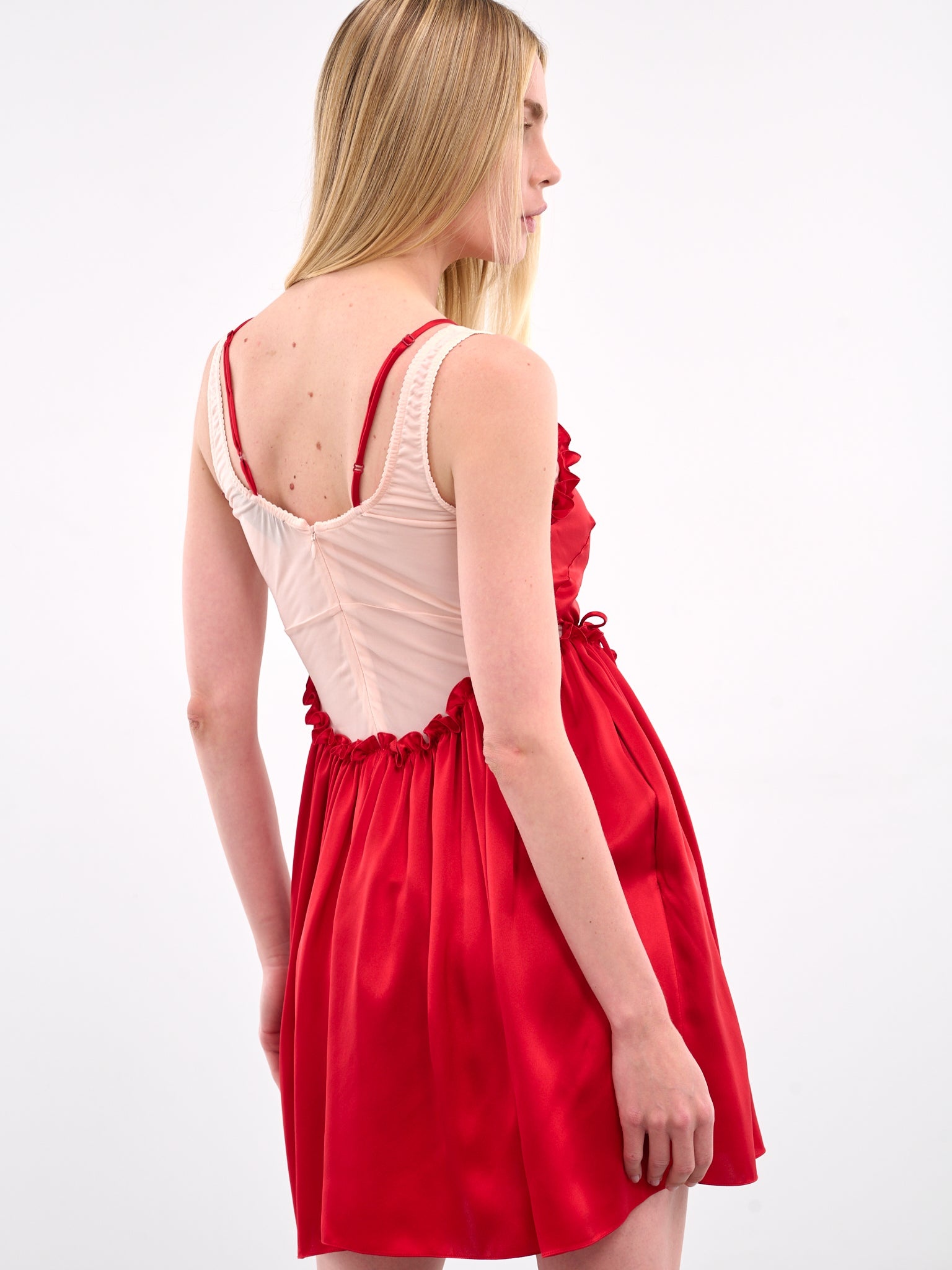 Negligee Satin Patchwork Ballet Dress - 5