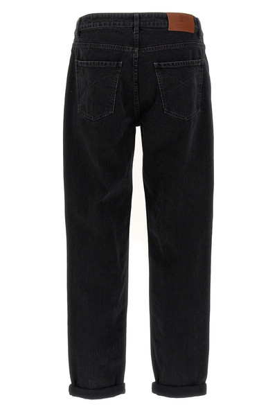 Brunello Cucinelli Logo embroidery jeans outlook