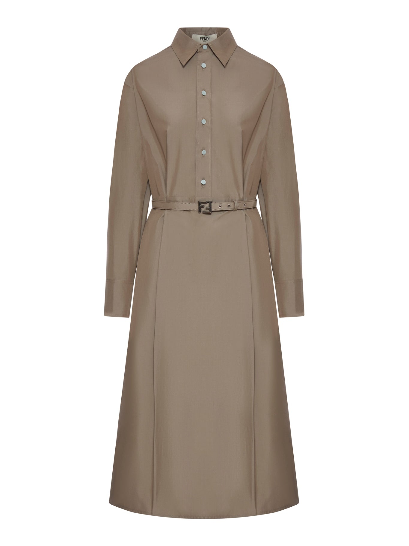 COTTON AND SILK DRESS - 1