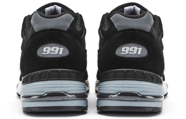 (WMNS) New Balance 991 Black/White W991EKS - 4