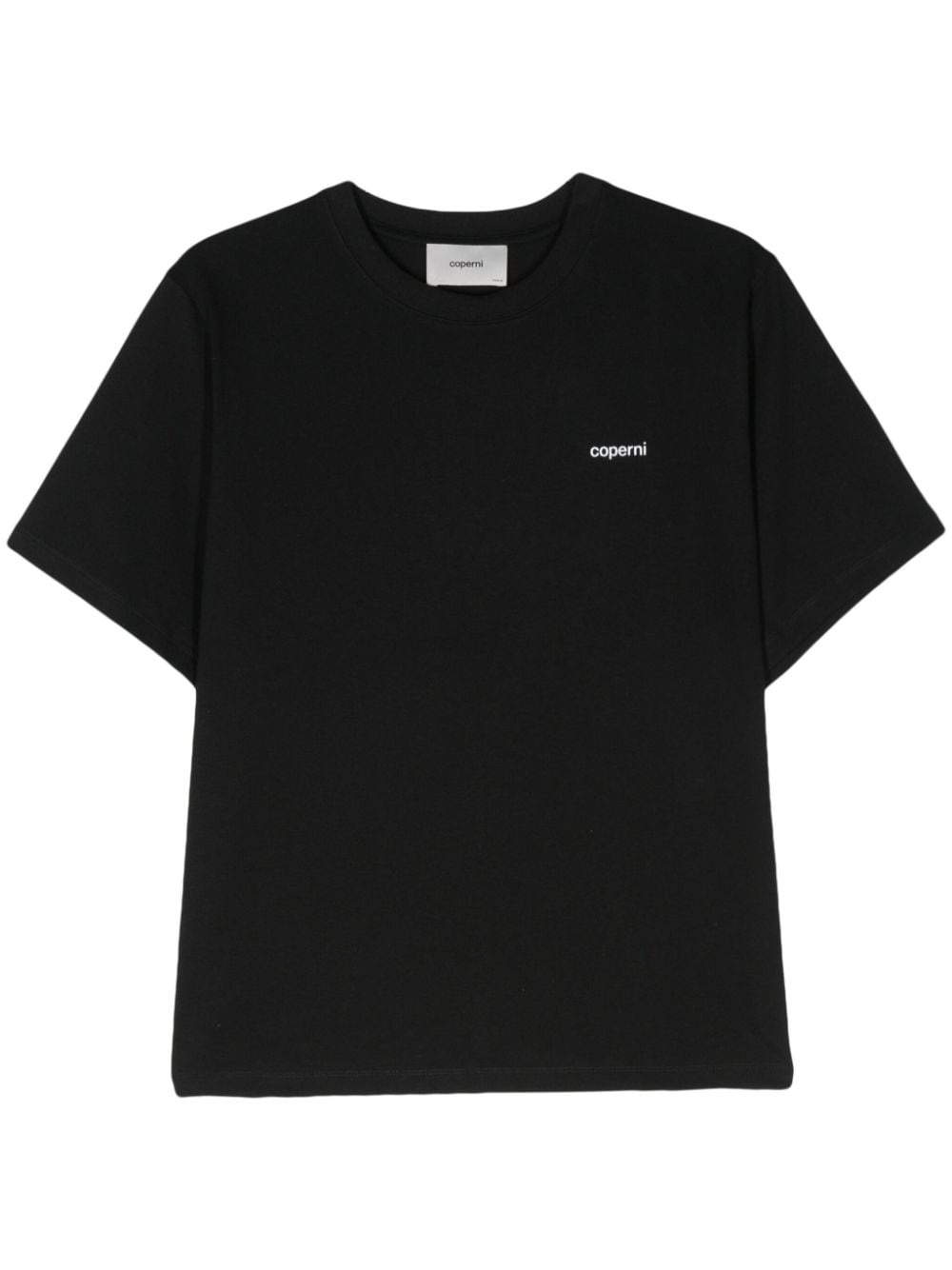 logo-print cotton T-shirt - 1