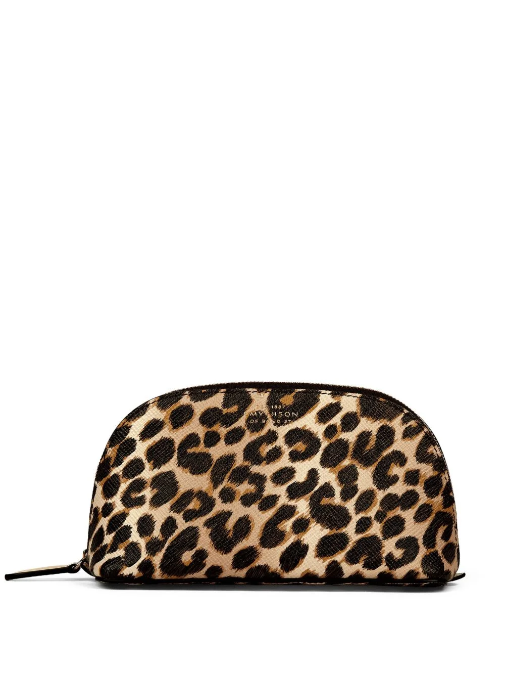 leopard-print make up bag - 1