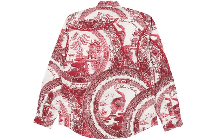Palace SS22 China Plate Shirt 'Red' P22SHT112 - 2