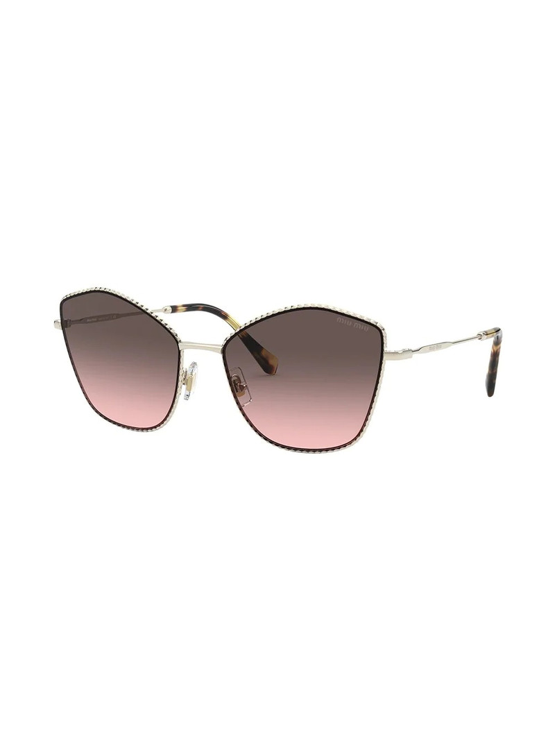 Miu Miu oversize-frame gradient sunglasses outlook