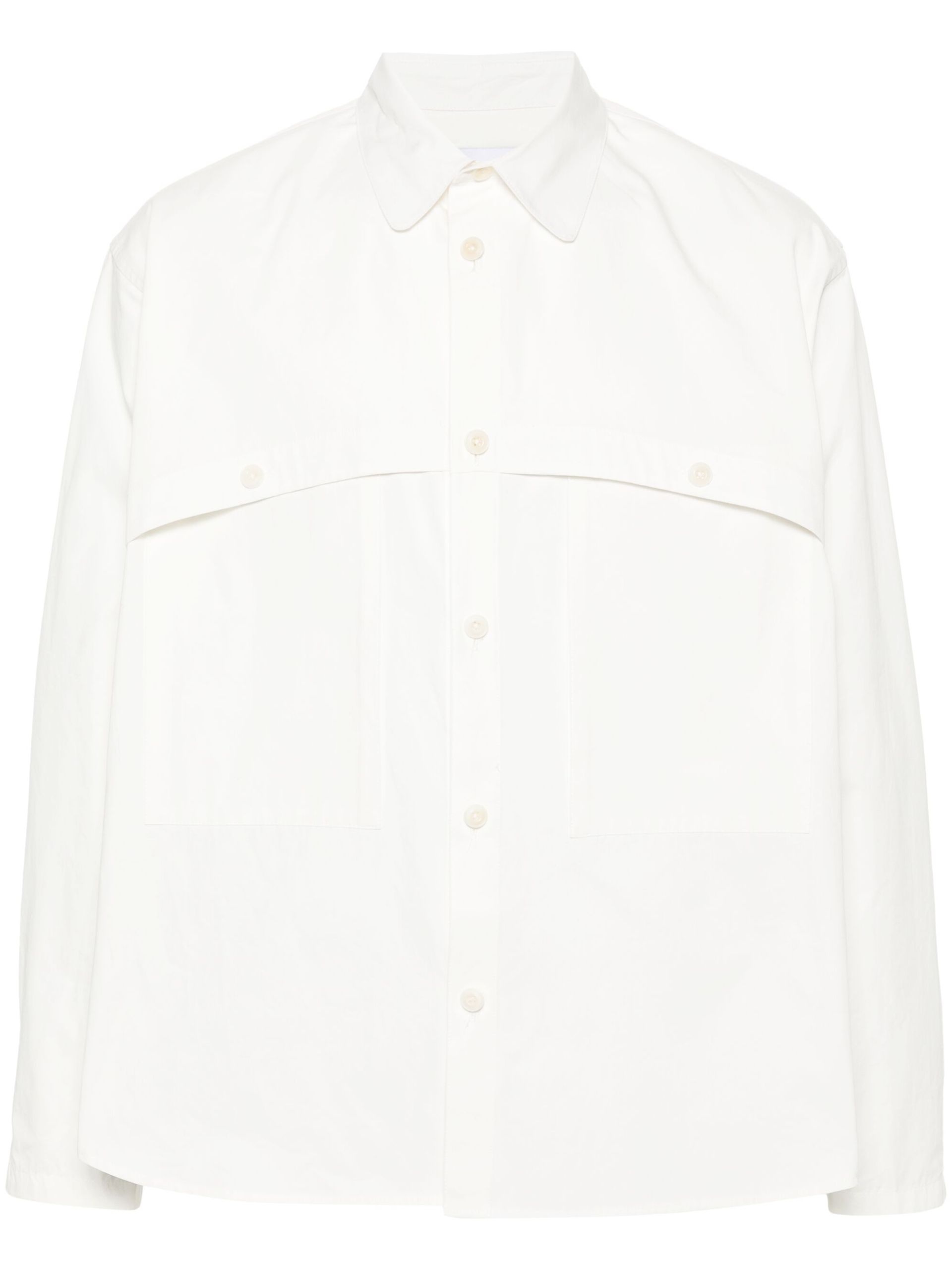 White Cotton Shirt - 1