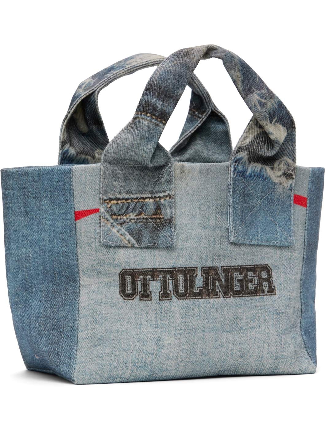 Blue Mini Denim Tote - 2