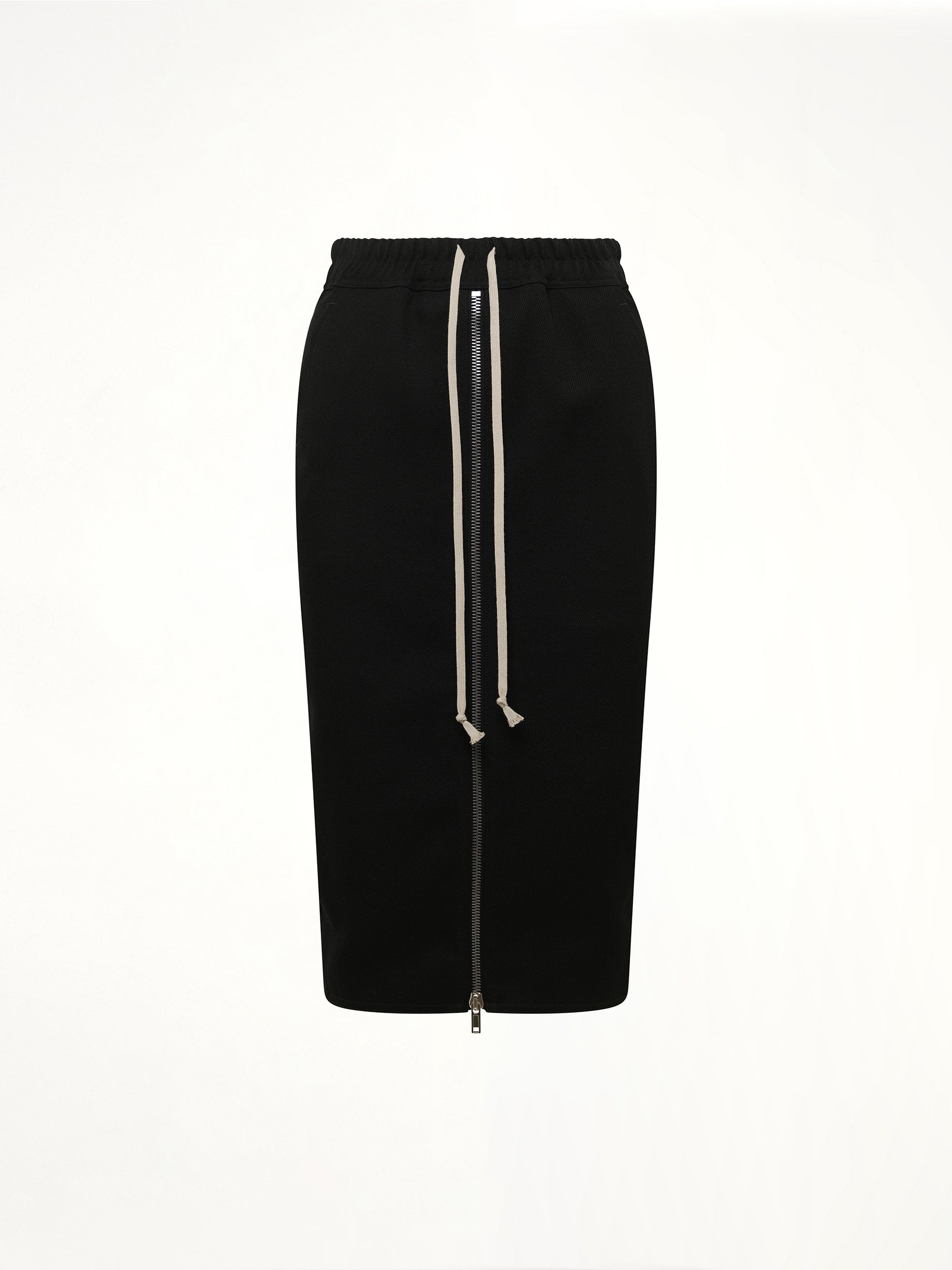 Zipped Short Pillar in Black - 2