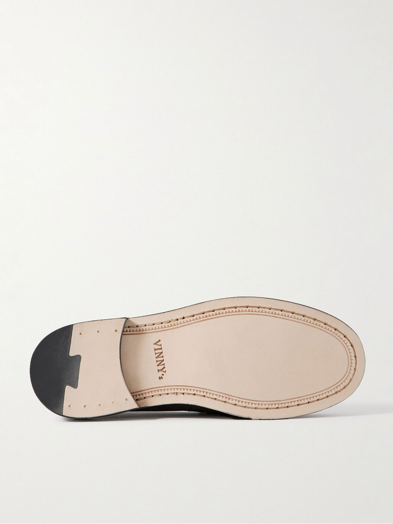 VINNY’s Yardee Suede Penny Loafers Dark brown outlook