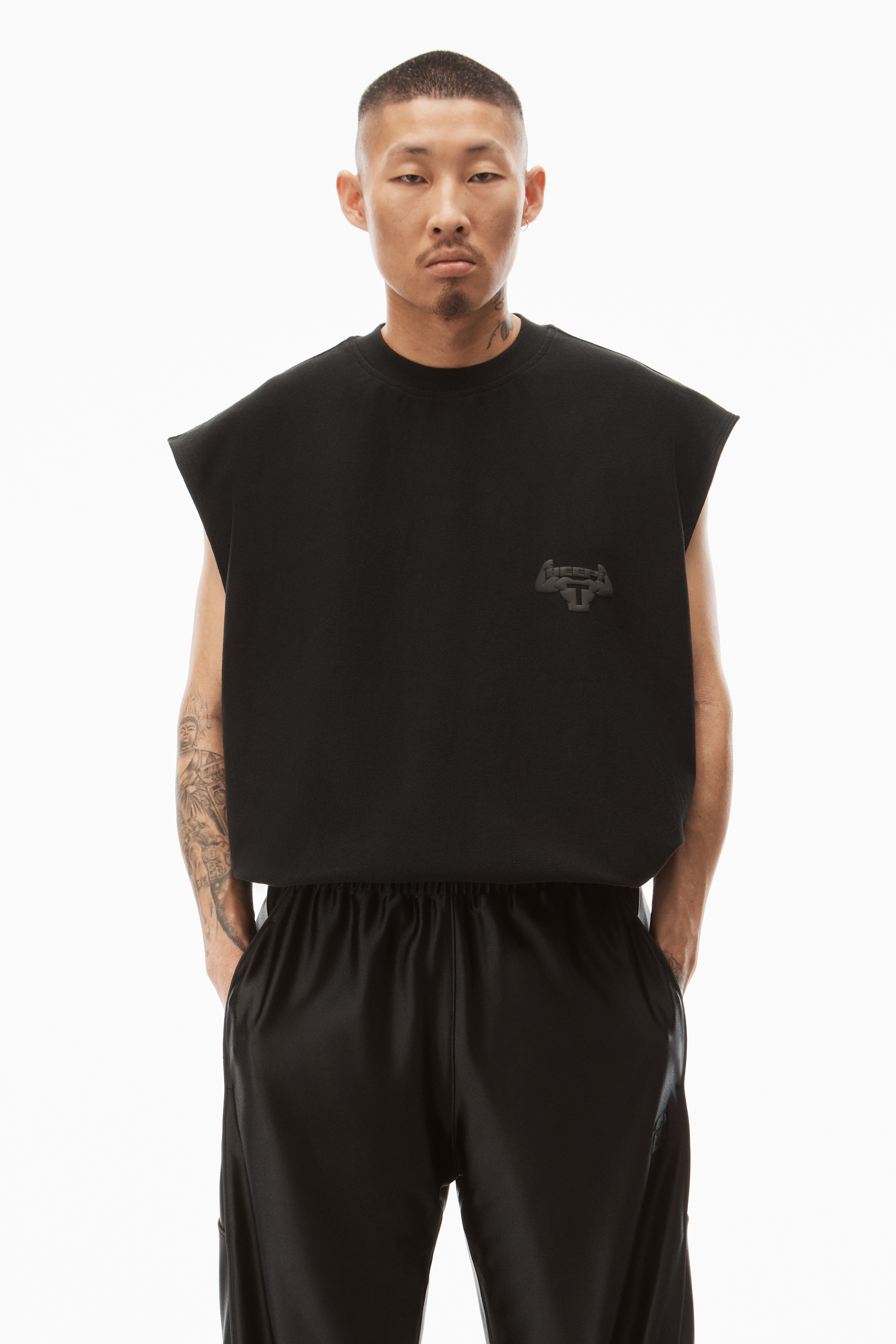 Track Pants In Satin Faille Jersey