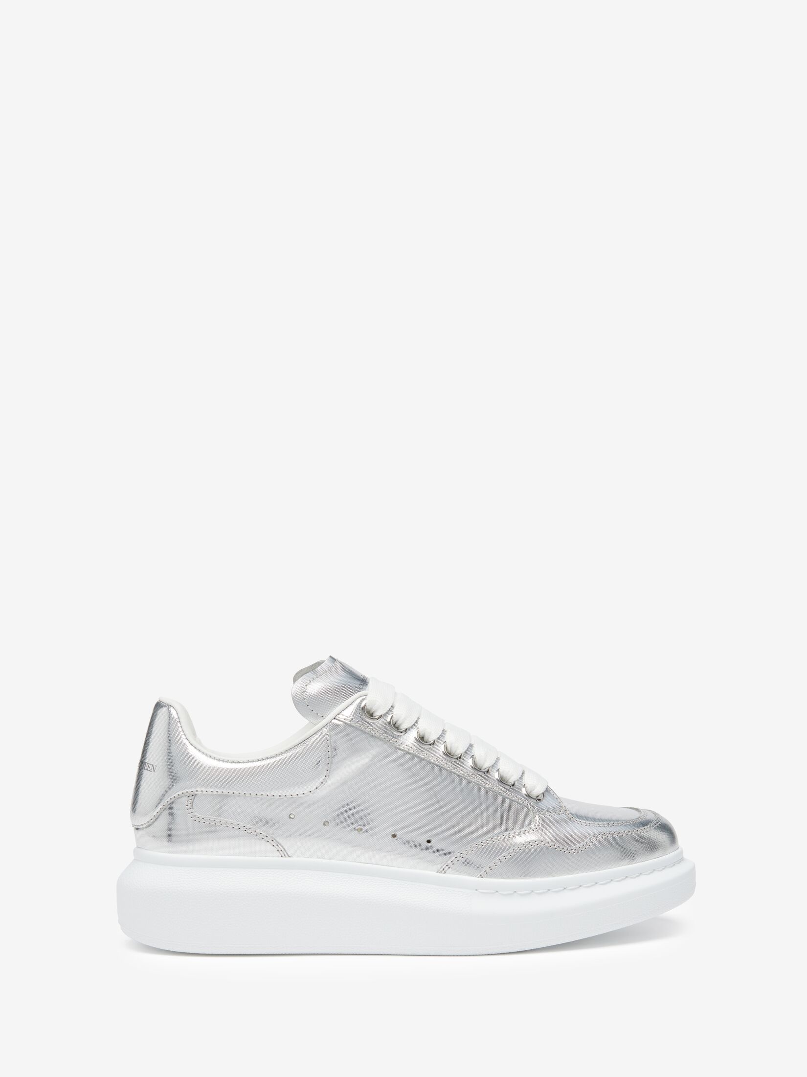 Women's Oversized Sneaker in Silver - 1