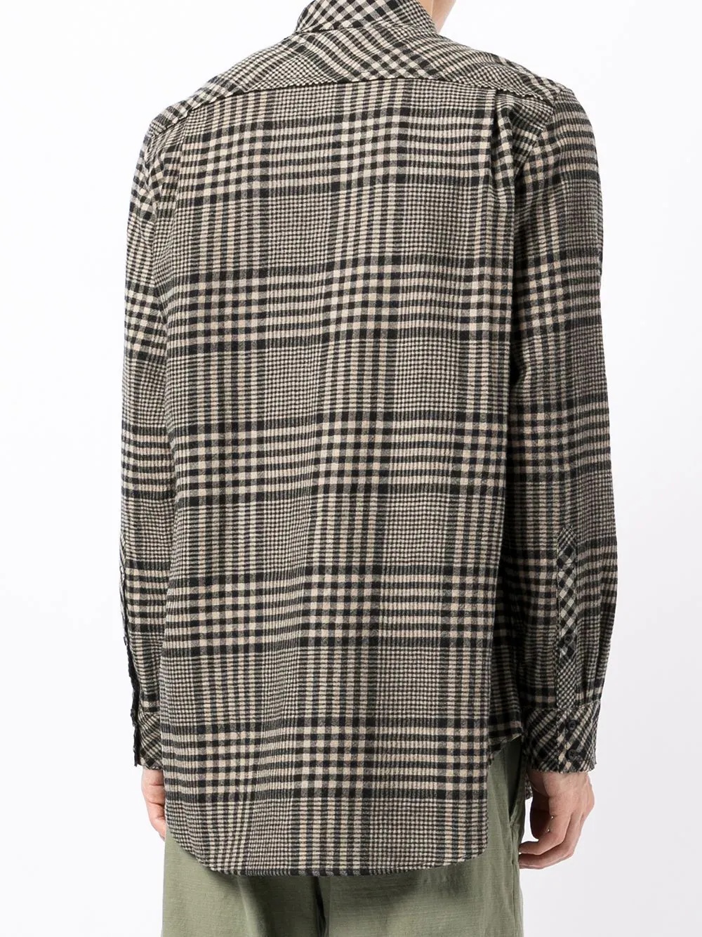 checked wool shirt - 4