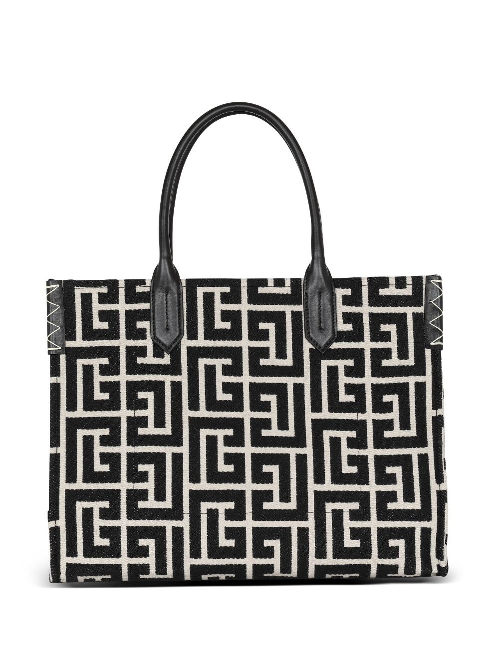 monogram-jacquard medium shopper bag - 4