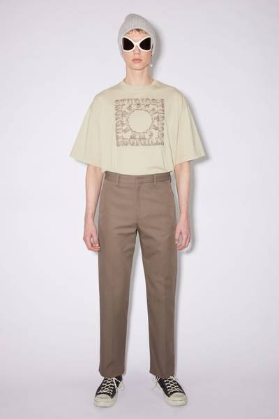 Acne Studios Fitted trousers - Fox grey outlook