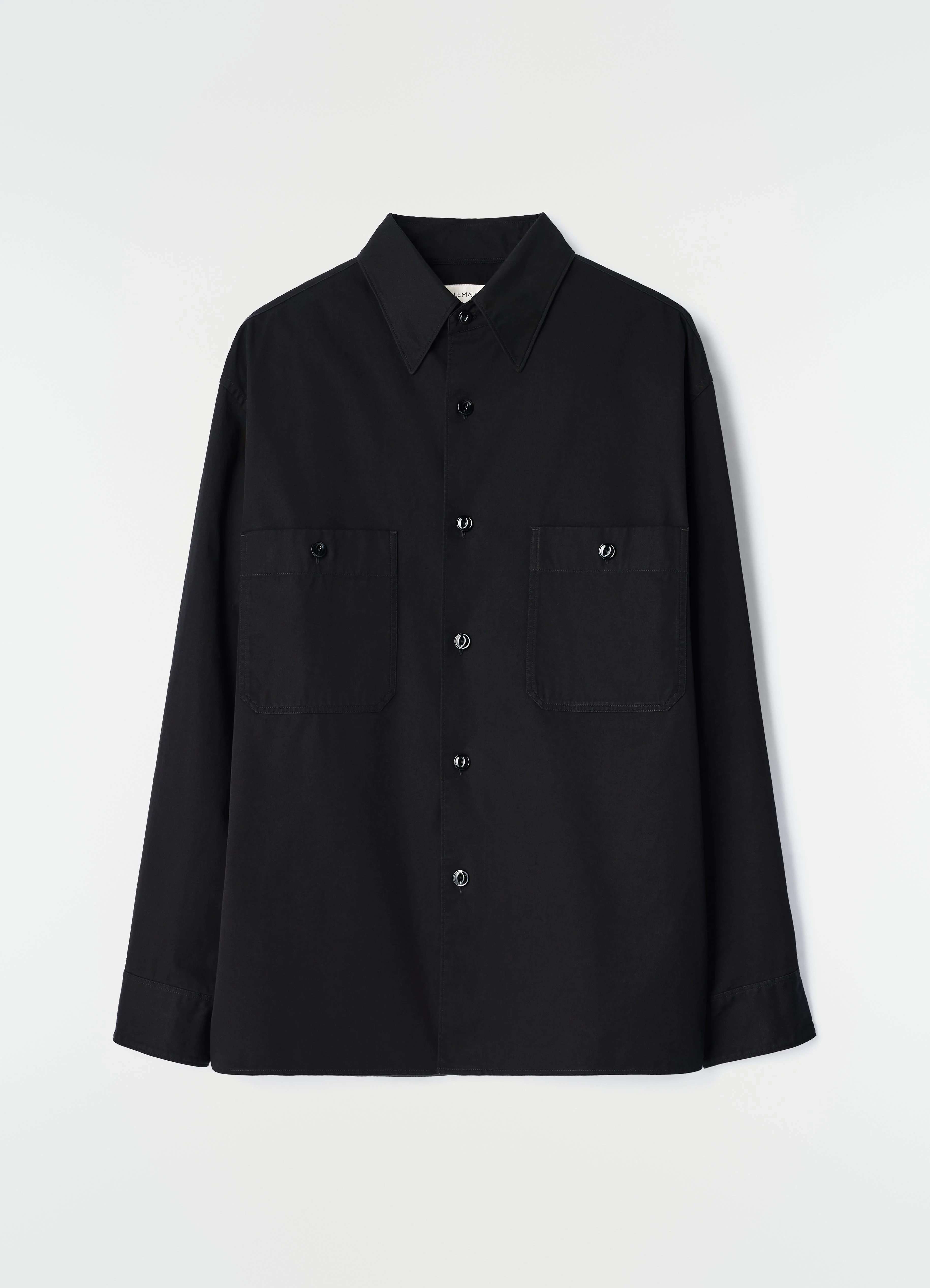 TWO-POCKET SHIRT IN LIGHT COTTON TWILL - 1