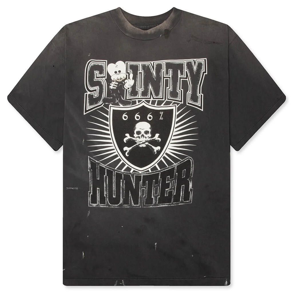 SAINT M6 X BOUNTY HUNTER SAINTY HUNTER S/S T-SHIRT - BLACK - 1