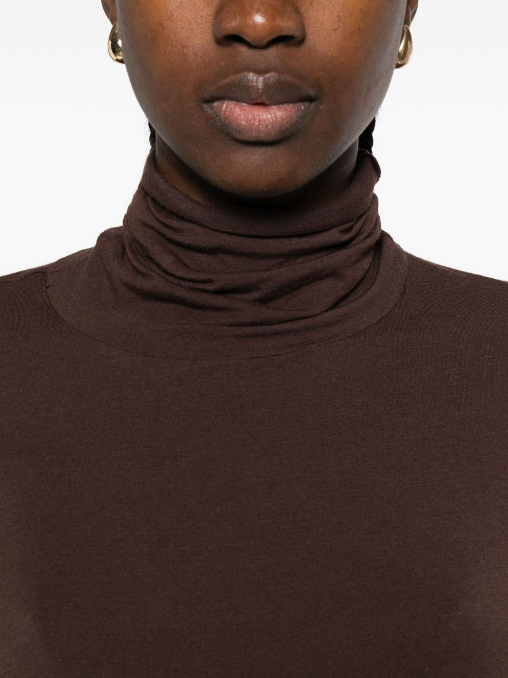 long-sleeve turtleneck top - 5