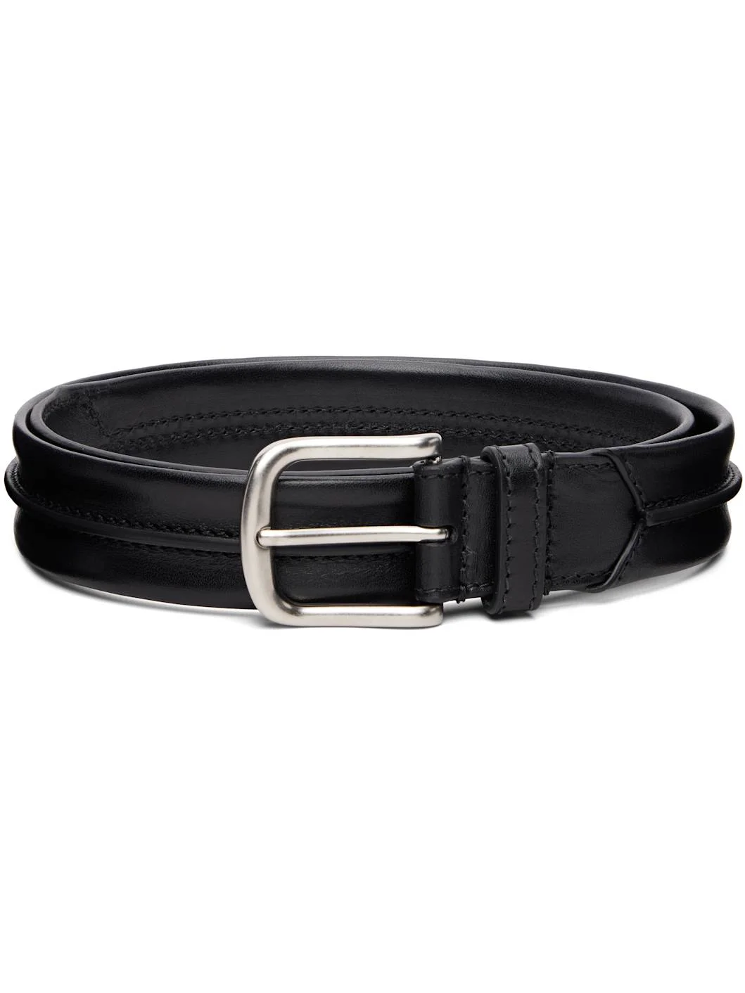 Black Leather Belt - 1