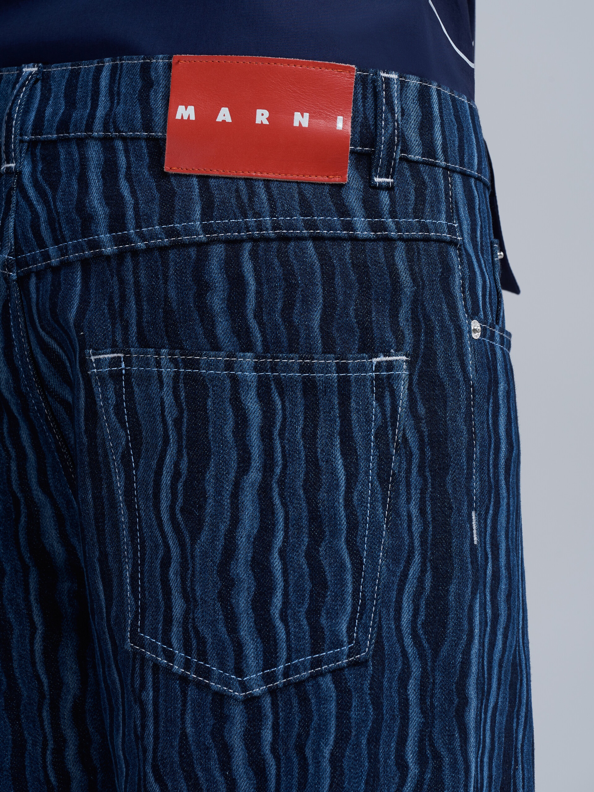 DEGRADÉ DENIM TROUSERS - 4