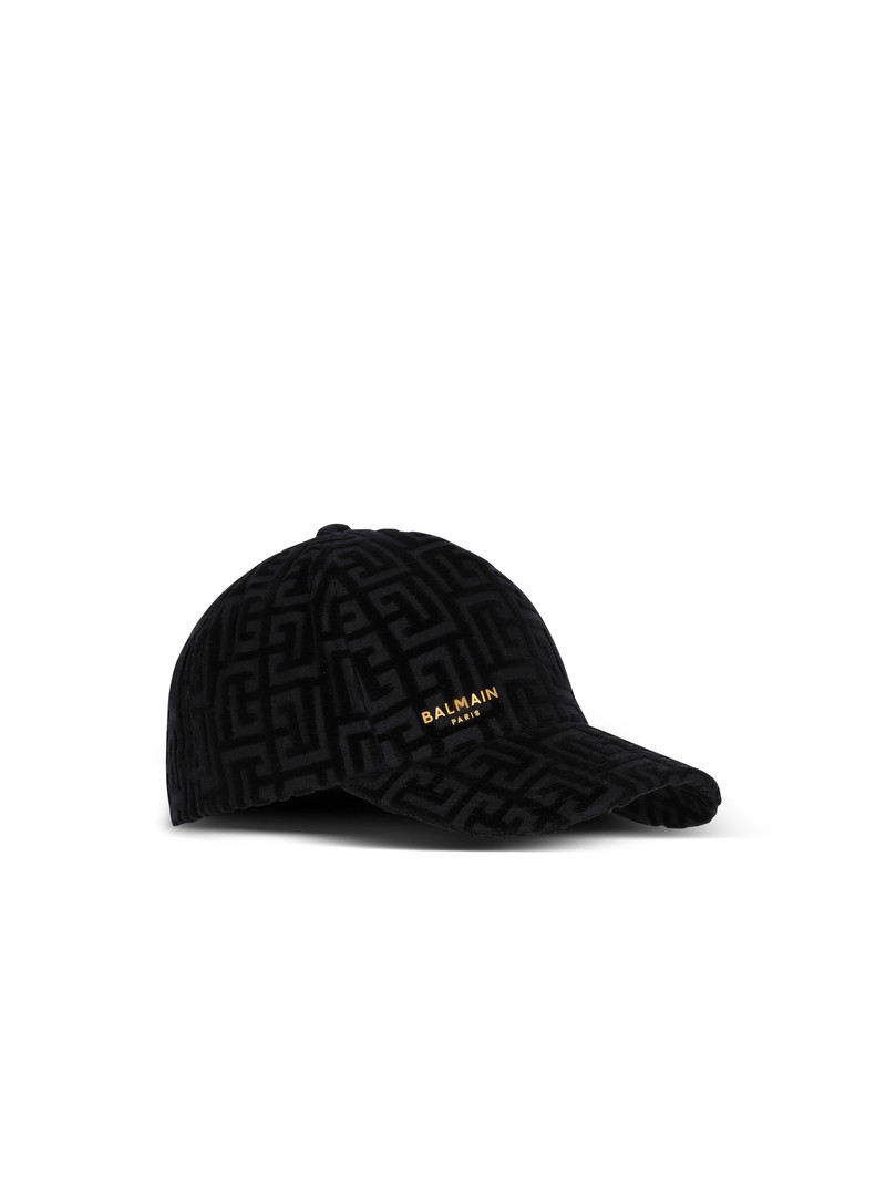 Balmain Paris velvet cap 3