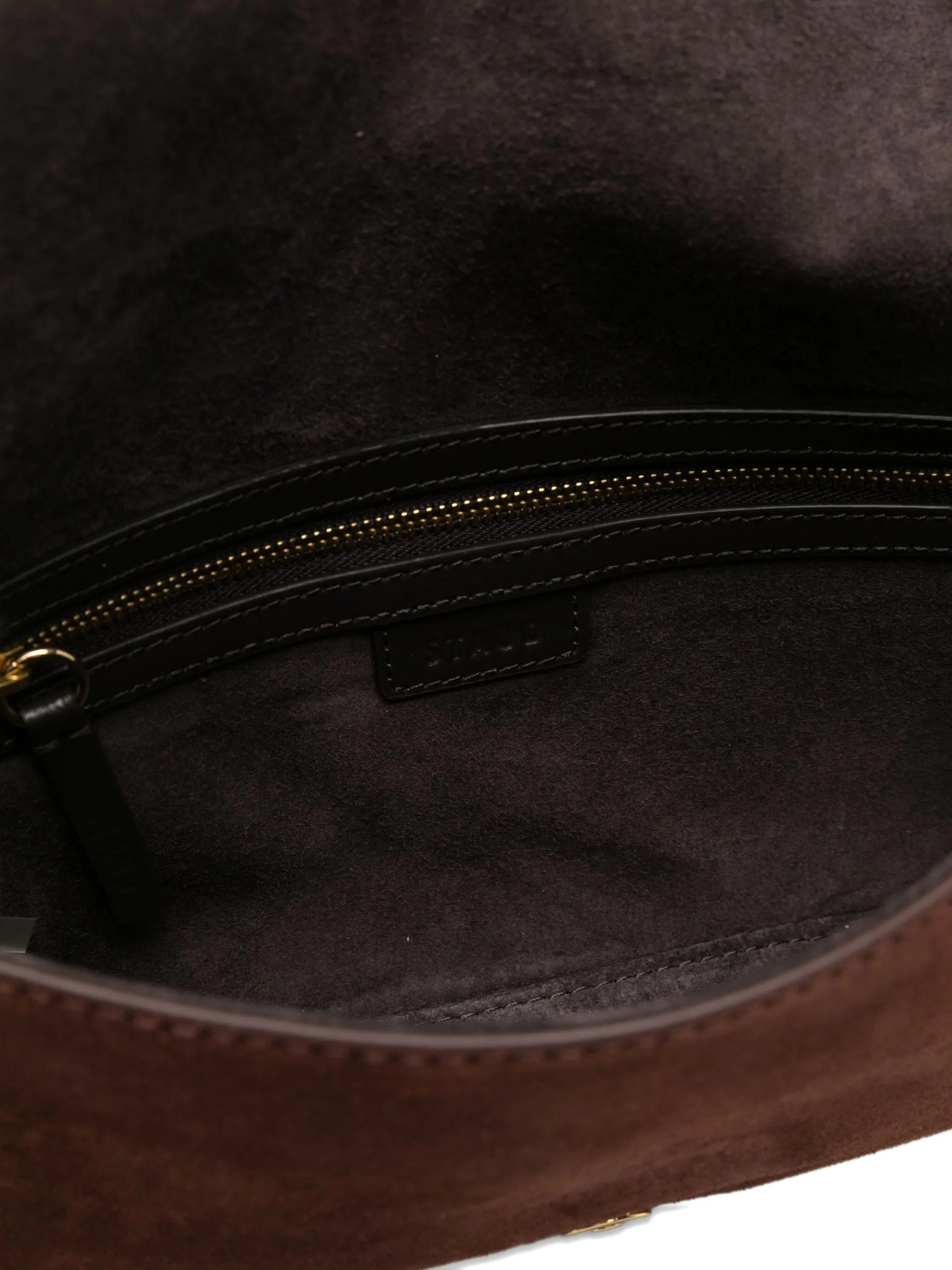 Staud Harlow Buckled Suede Shoulder Bag - 4