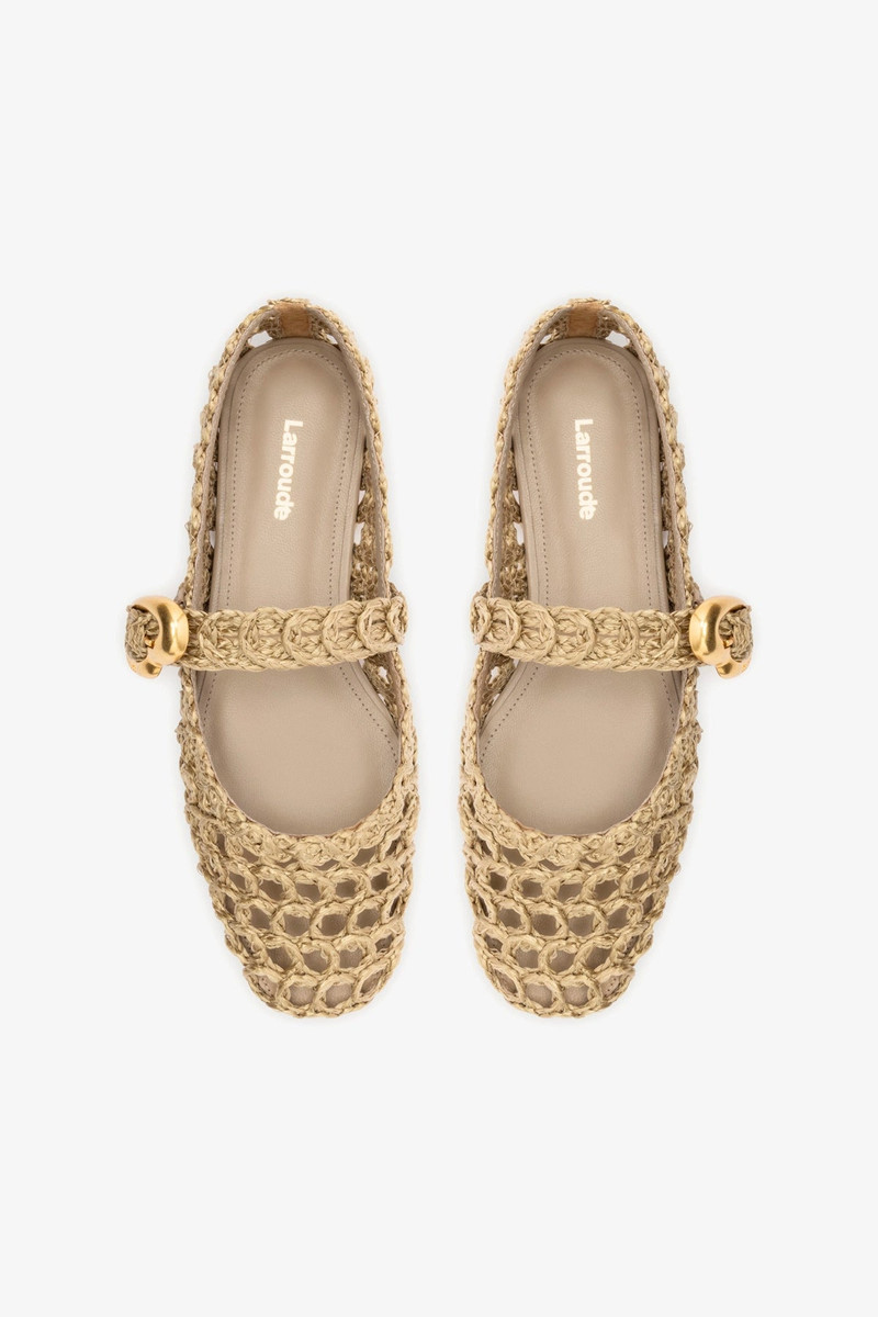 Verona Macrame In Algae Embroidered Raffia 7