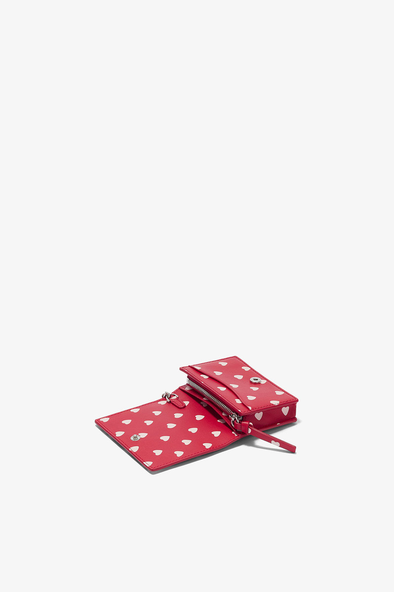 BOU CARD HOLDER WITH FLAP WITH DOTS 3
