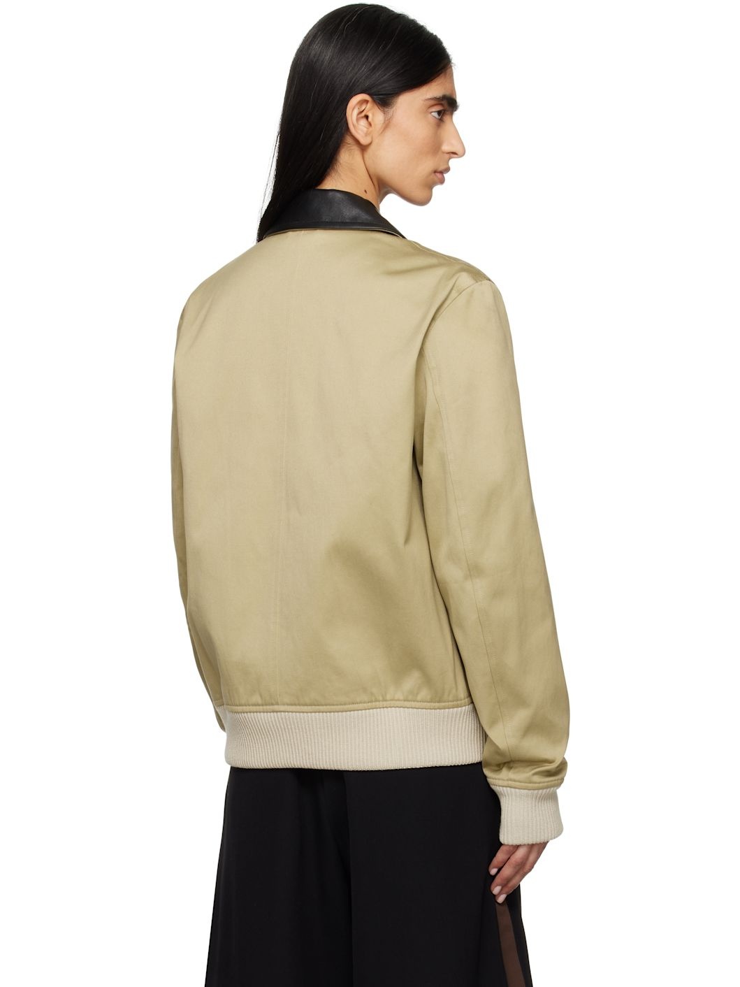 Khaki Shade Varsity Jacket - 3