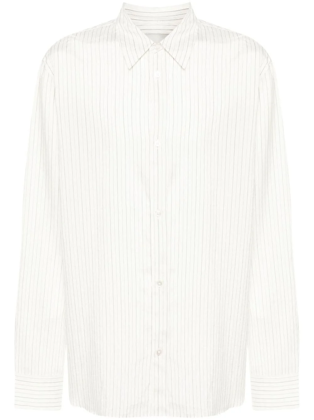 striped silk shirt - 1