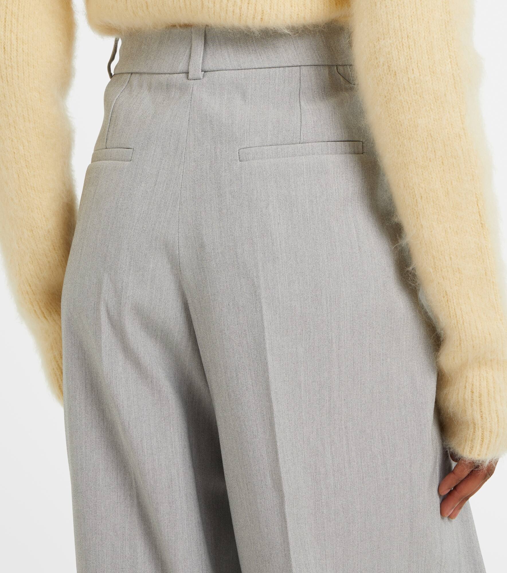 Curzio mid-rise jersey wide-leg pants - 5