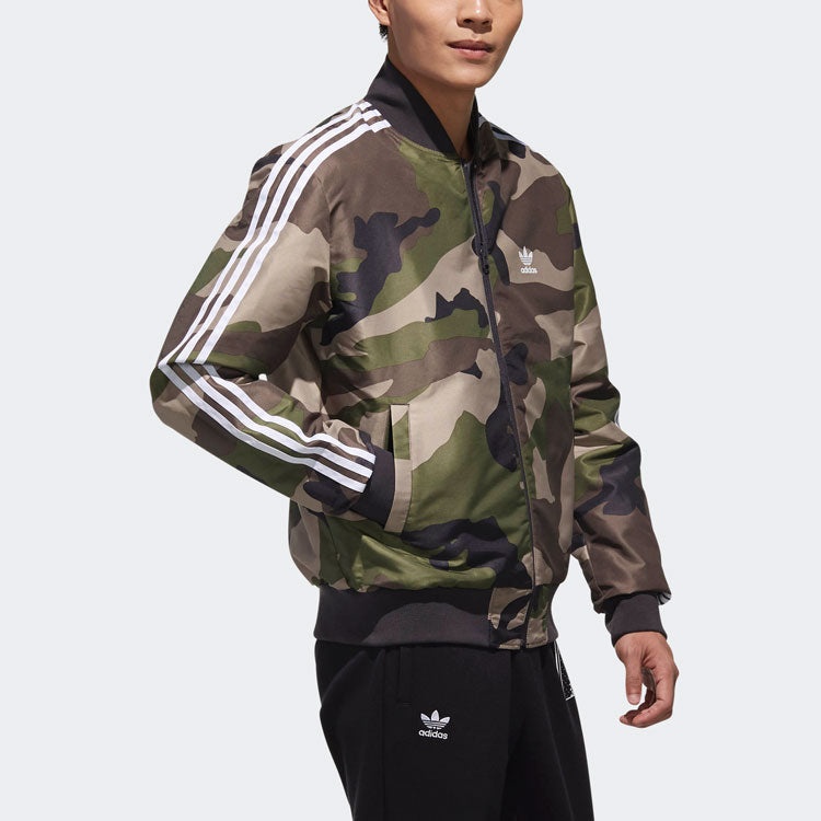 adidas originals REV Jacket Camouflage reversible Sports Black DX4219 - 7