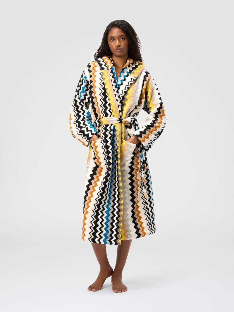 Missoni Cotton terry bathrobe zig zag outlook