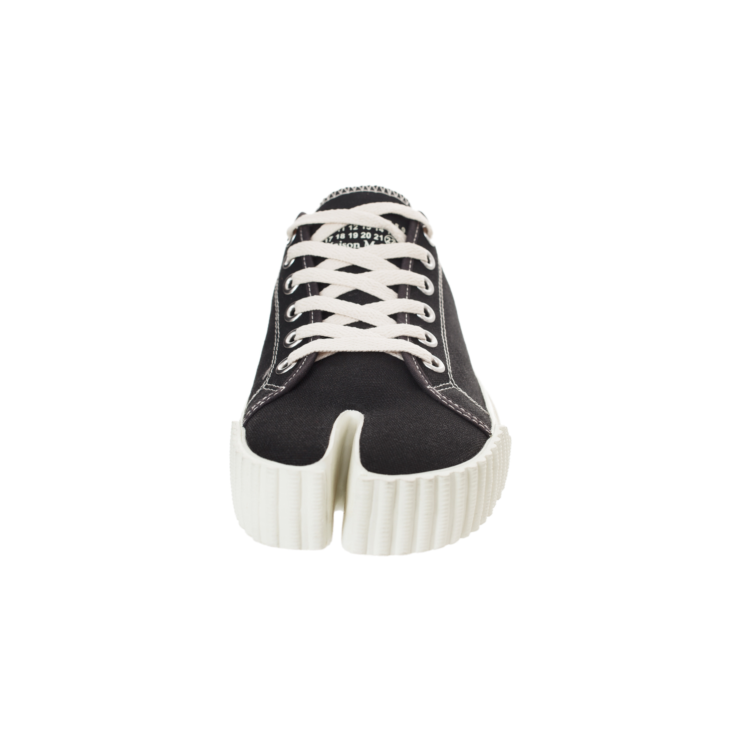 BLACK TABI SNEAKERS - 6