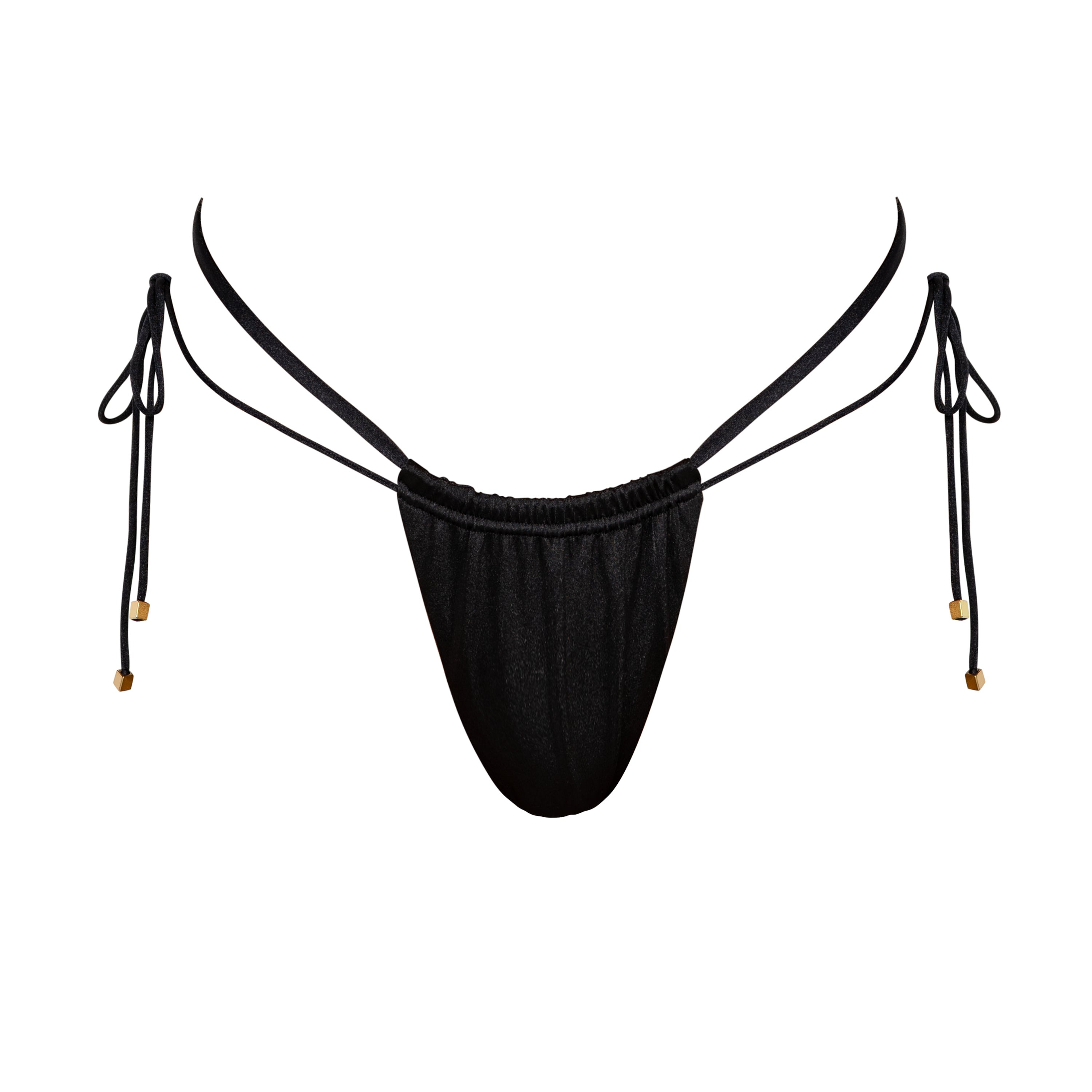 FARRAH Nero - Tie Side Bikini Bottoms - 6