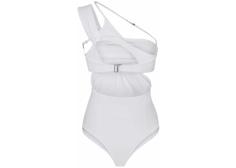 JACQUEMUS Jacquemus x Nike Le Body Drapé Dress White outlook