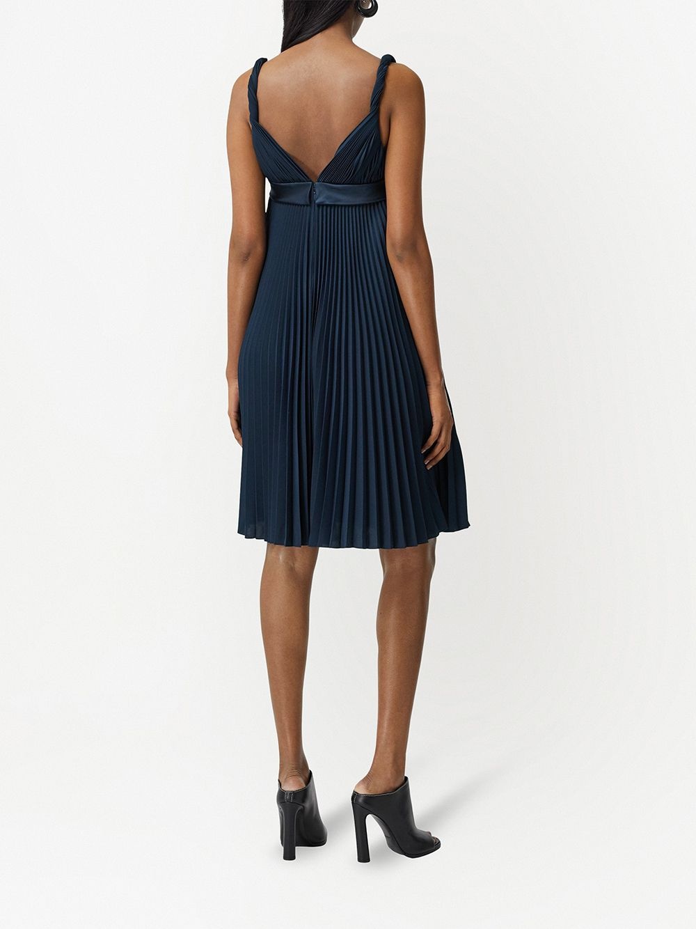 empire-line pleated dress - 4